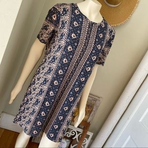 🌸 Lucky Brand Floral TShirt Dress